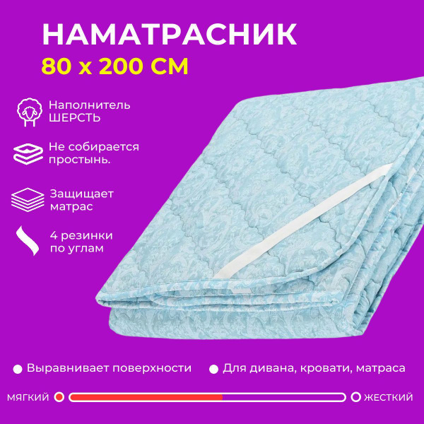 Наматрасник 80 200