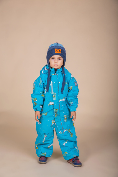 Демисезонный Комбинезон Таксы Pogo Kids Цвет: голубой Размер: 80 ...