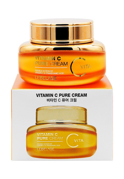 LEBELAGE Vitamin C Pure Cream Осветляющий крем для лица "Витамин С ...