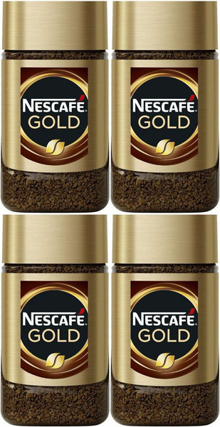 Кофе Nescafe Gold растворимый сублимированный с добавлением ...