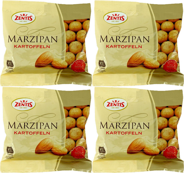 Конфеты Zentis Марципановая картошка, комплект: 4 упаковки по 100 г ...
