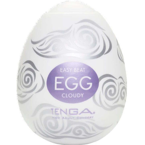 Мастурбатор TENGA EGG Cloudy одноразовый рельефный стимулятор яйцо ...