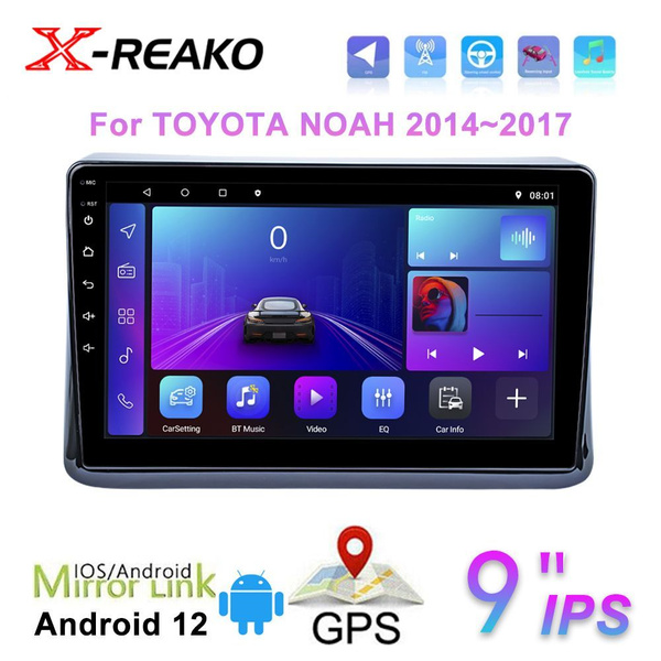 Автомагнитола Android 12 For Toyota Noah Esquire Voxy 2014-2021 4+64G/2 ...