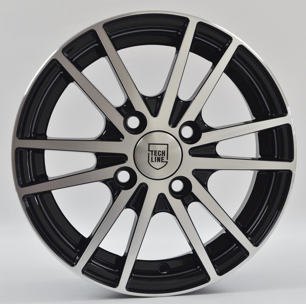Колесный диск Techline 13x4.5" PCD4x100 ET43 D67.1 Литой - купить по ...