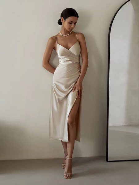 Платье женское DKNY летнее вечернее длинное на Камзол Сексуальное ...