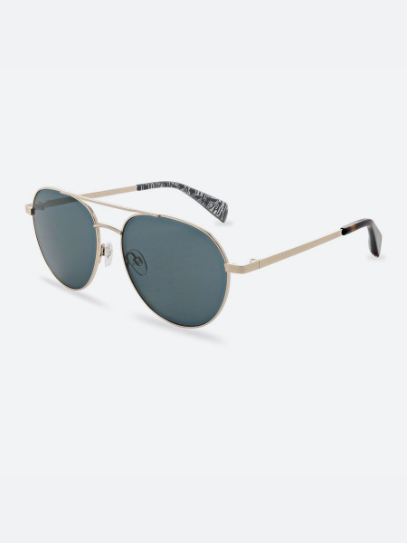 Очки солнцезащитные мужские Ted Baker, TB168240257_Light Gold, золотой ...