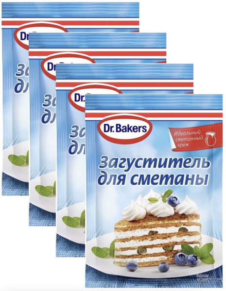 Dr. Oetker Загуститель для сметаны 16 грамм х 4 пакетика - купить с ...