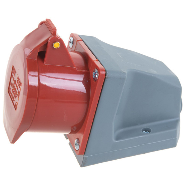 Розетка ОП 32А 380В 3P+PE+N ССИ-125 IP44 IEK PSR12-032-5 - купить по ...