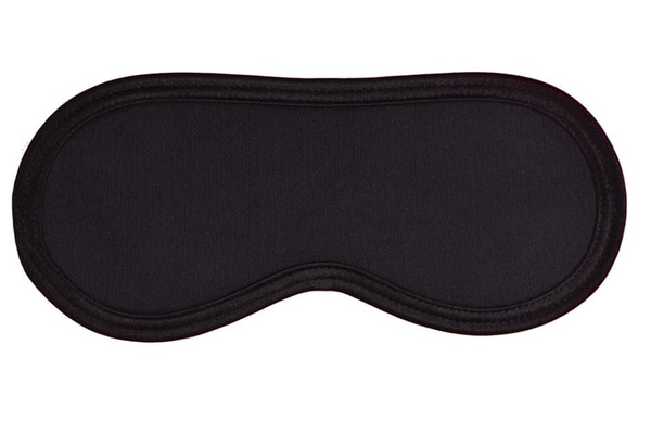 Черная маска на глаза на тонких резинках - купить с доставкой по ...