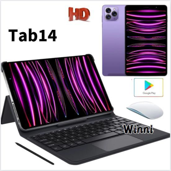 Купить планшет Winni Tab14 Планшет ipad14_Tab14 9.1", 256 GB по низкой ...