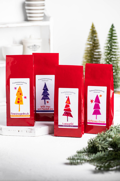 Чай Tafelgut набор Сеппл, чай расыпной в празничных пакетиках по 100 ...