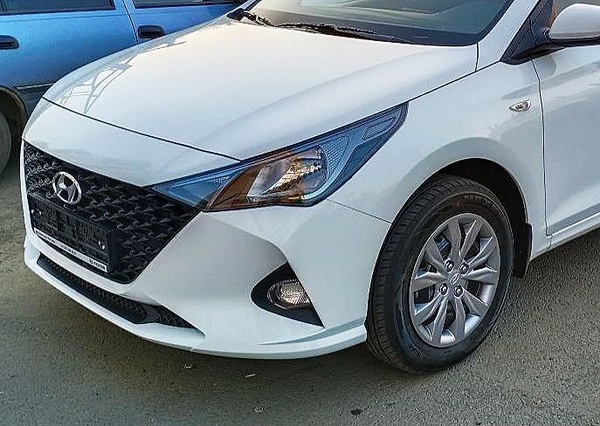Бампер передний в цвет кузова Hyundai Solaris 2 Хендай Солярис (2020 ...