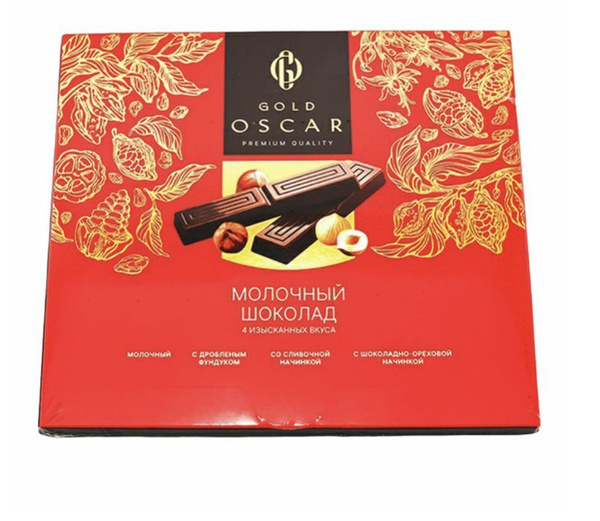 Конфеты Oscar Gold Premium Quality Молочный шоколад 4 вкуса 250гр ...