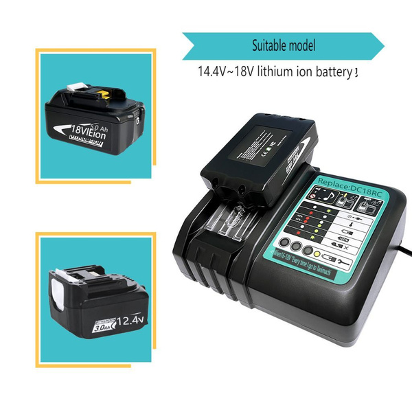 Зарядное устройство для электроинструмента Makita14.4V-18V DC18RA ...