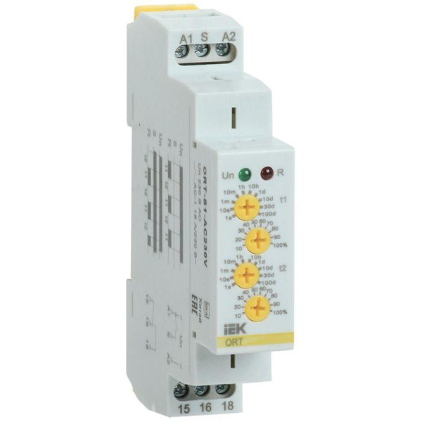 Реле времени иэк ort Реле циклическое ORT 1 контакт 230В AC IEK ORT-S1-AC230V (1 шт.) - купить по выг