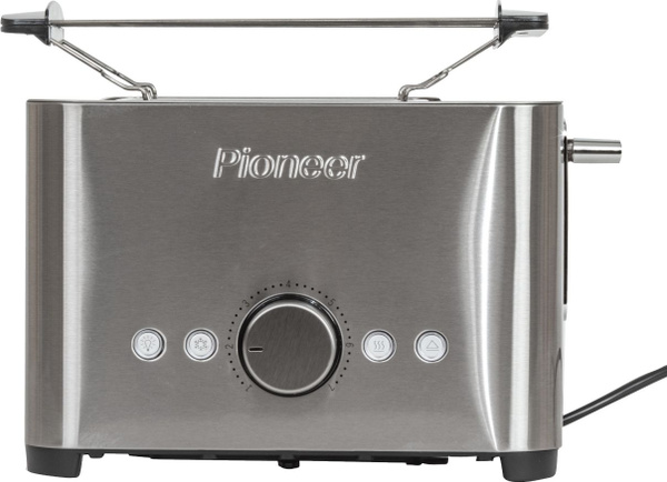 Тостер Pioneer TS150, серебристый купить по выгодной цене в интернет ...
