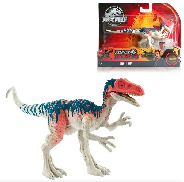Mattel Jurassic World Camp Cretaceous Attack Pack Coelurus/мир