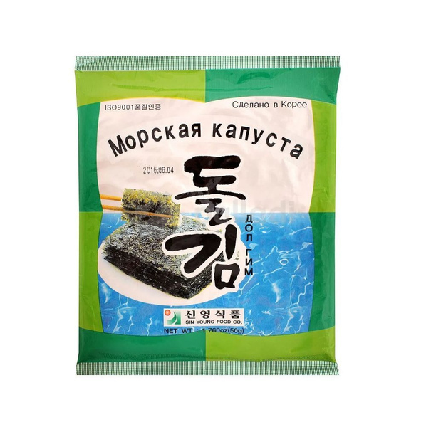 Морская капуста Дол Гим 50г, Нори обжаренный хрустяший - купить с ...