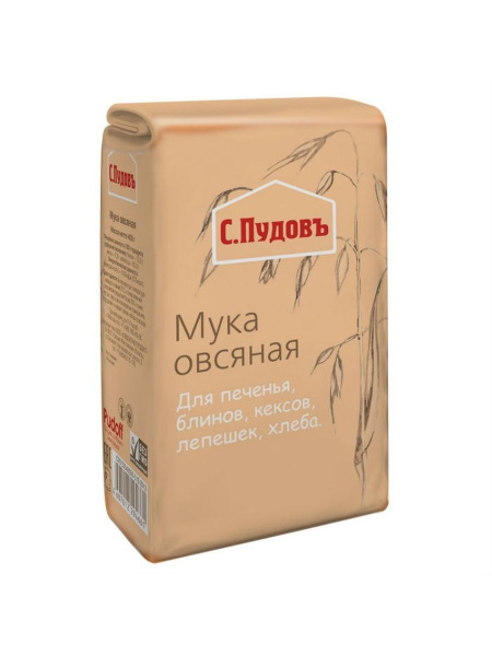 Мука овсяная С.Пудовъ 400 гр. - купить с доставкой по выгодным ценам в ...