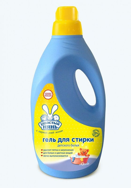 Гель для стирки УШАСТЫЙ НЯНЬ для детского белья, 2л - купить с ...