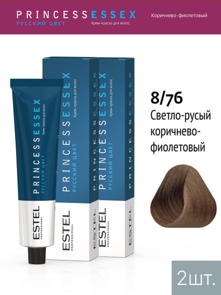ESTEL PROFESSIONAL Крем-краска PRINCESS ESSEX для окрашивания волос 8/ ...