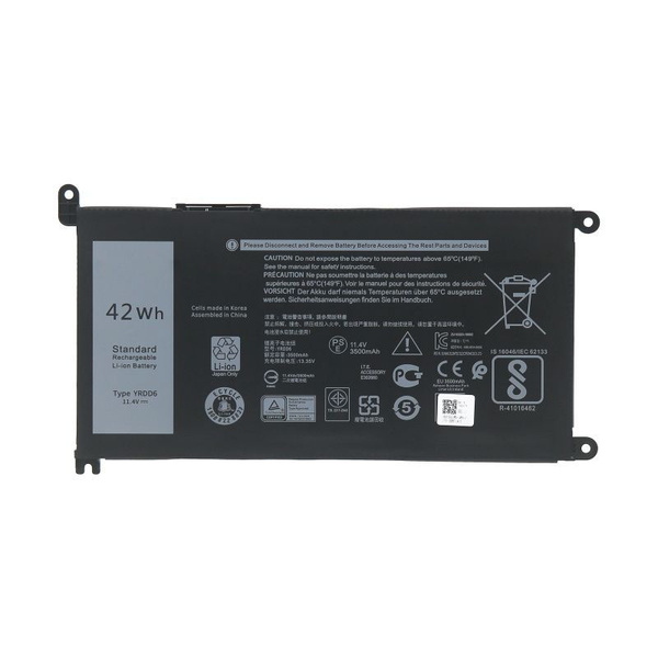 Аккумулятор для ноутбука Dell 3500 мАч, (YRDD6) - купить с доставкой по ...