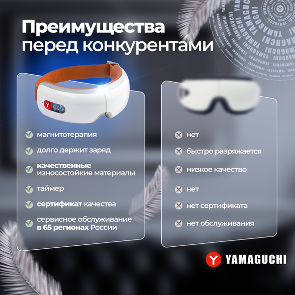 Yamaguchi Массажёр для глаз Axiom Eye AF (белый/терракотовый) - купить ...