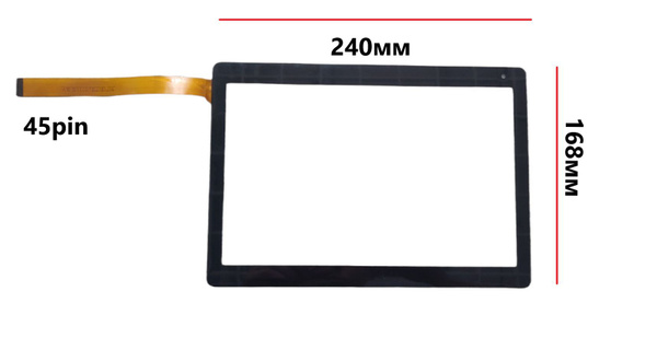 Тачскрин (сенсорное стекло) для планшета Dexp Ursus B21 3G - купить с ...