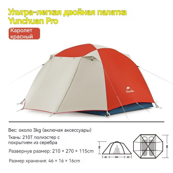 Палатка 2-местная Naturehike CNK2300ZP024-1 - купить по выгодной цене в ...