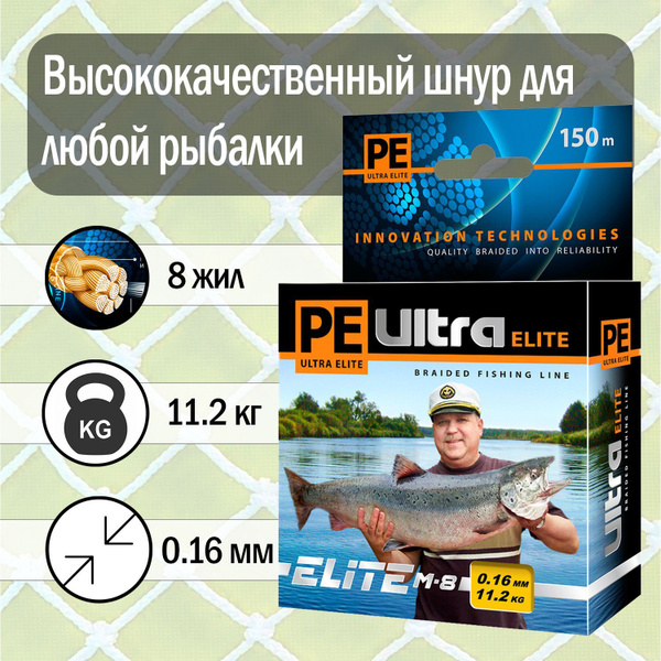 Плетеный шнур для рыбалки Aqua, 150 м купить по выгодной цене в ...
