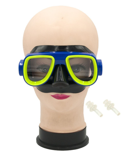 Маска для плавания детская с берушами - купить с доставкой по выгодным ...