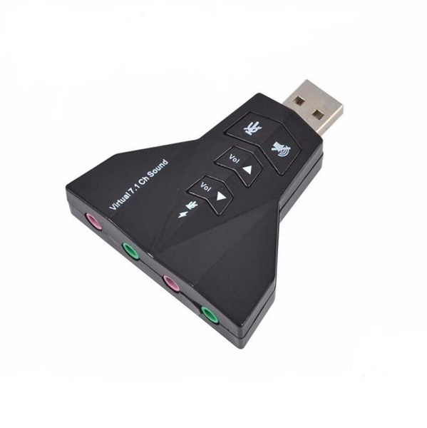 внешняя USB аудиокарта с кнопками управления громкостью - купить с ...