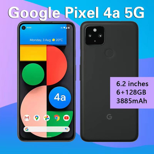 Смартфон Google Pixel 4a 5G 128 ГБ 6 ГБ Черный OLED/AMOLED 1 SIM купить ...