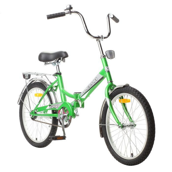 Велосипед Десна-2200 20"-радиус колес,13.5"-рама,цвет: Зелёный 2022 ...