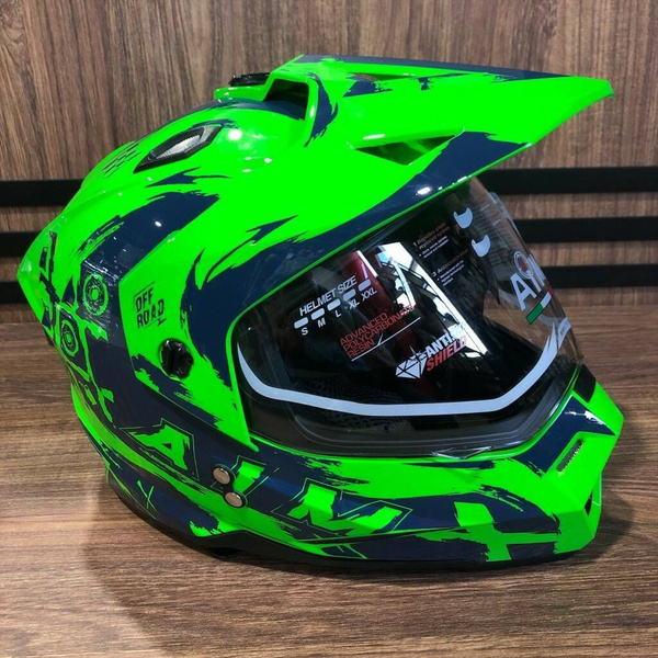 AiM Шлем детский JK802Y Green/Blue, Y/L - купить с доставкой по ...