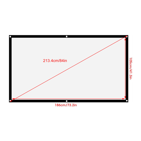 Несминаемый белый экран проектора - купить с доставкой по выгодным ...