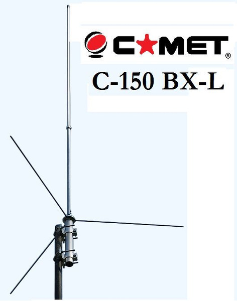Антенна базовая COMET С-150 BX-L 118-145 МГц, 3,4 дБ, (1,7 м) - купить ...