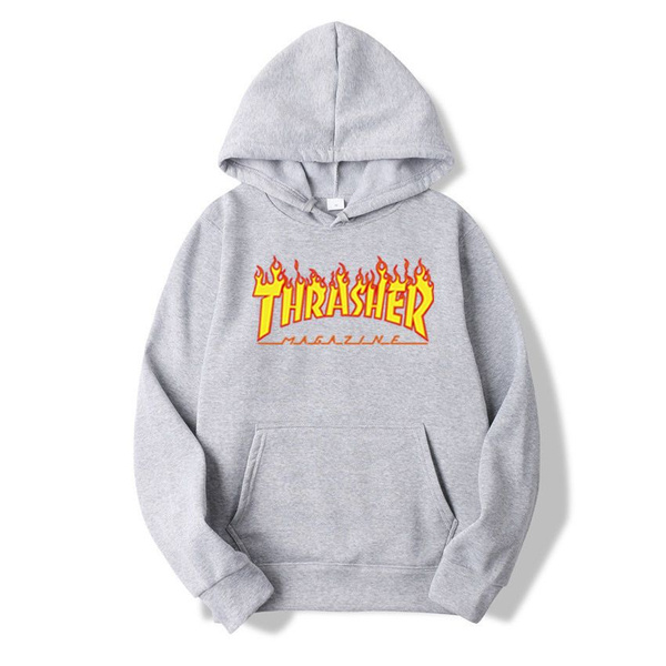 Grey thrasher cheap hoodie women's