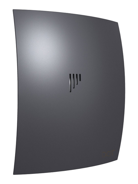 BREEZE 5C Dark gray metal, вентилятор вытяжной бесшумный c обратным ...