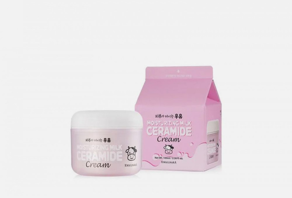 Welcos Kwailnara Moisturizing Milk Ceramide Cream увлажняющий крем для ...