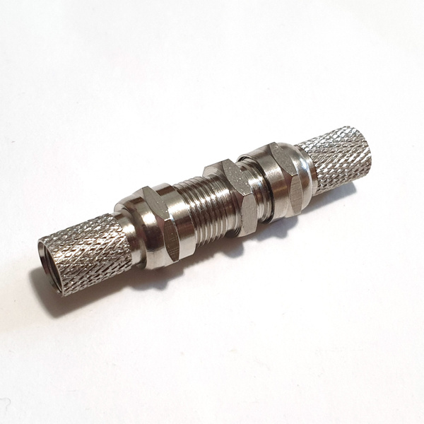 Соединитель ТВ кабеля медный / 1 шт / F разъем CADENA резьбовой RG6 ...
