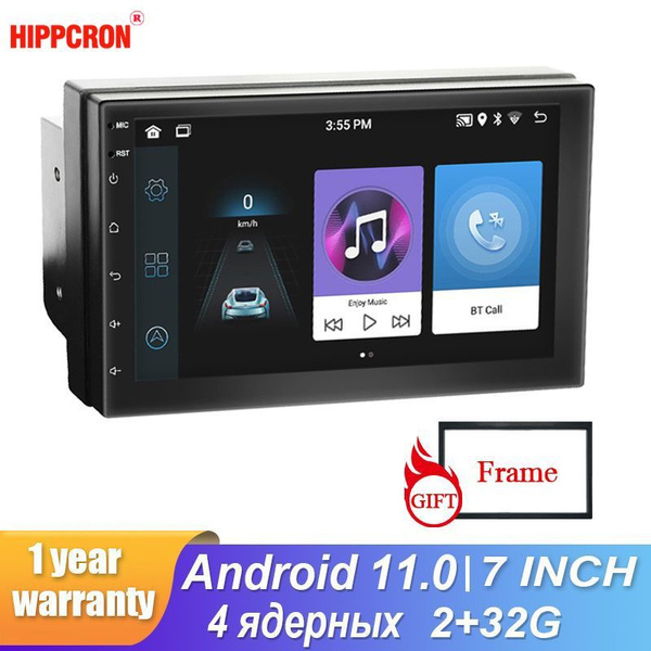 Hippcron 2 Din 7-дюймовый 1+16G/2+32G Android 11 Автомобильное радио ...