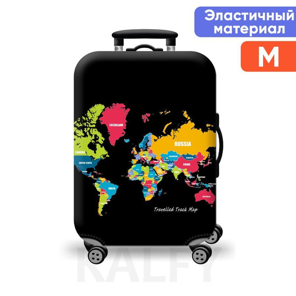 Чехол на чемодан / плотный защитный чехол для чемодана купить на OZON ...