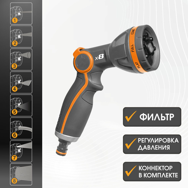 Пистолет-распылитель DAEWOO DWG 2020 (8 типов струи) - купить с ...