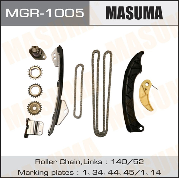 Комплект для замены цепи ГРМ Masuma MGR-1005 купить на OZON по низкой ...