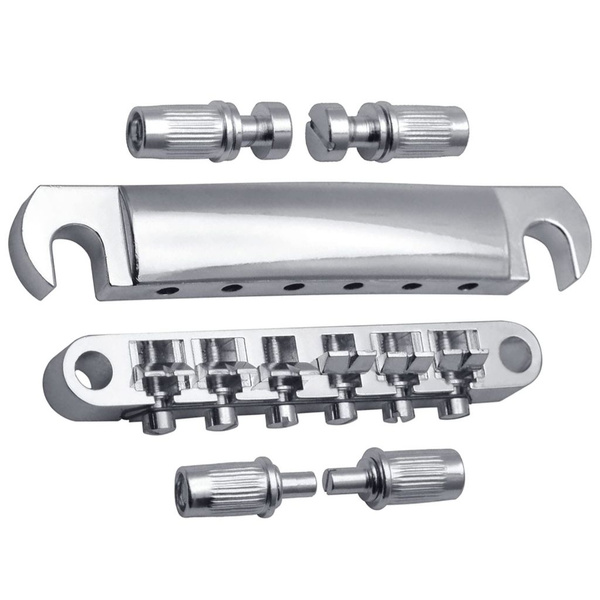 Характеристики Серебряный комплект струнодержателя и бриджа O-Matic для ...