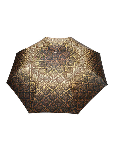 Зонт Zest, Полуавтомат, 3 сложения, бежевый, темно-коричневый купить по ...