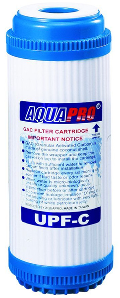 Картридж угольный Aquapro GAC-10 SL(UPF-10C) (гранулированный уголь ...