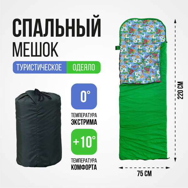 Спальный мешок туристический для палатки №3 Осень, оксфорд, размер ...