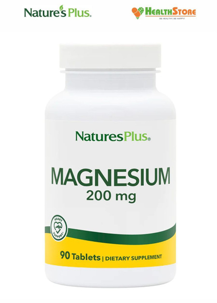 NaturesPlus Magnesium 200мг 90 таблеток магний хелат магний купить на ...
